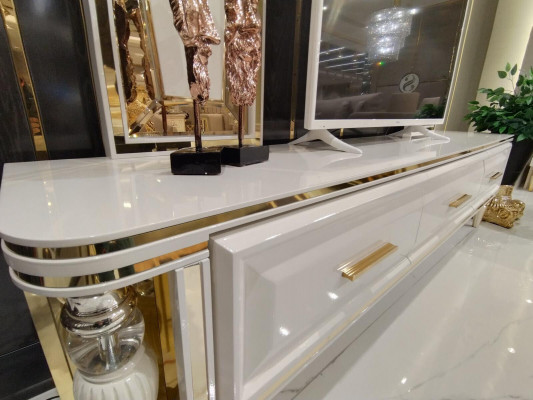 Moderne RTV Regal Sideboard RTV Kommode Lowboard Fernseestänner Schaf Miwwelen