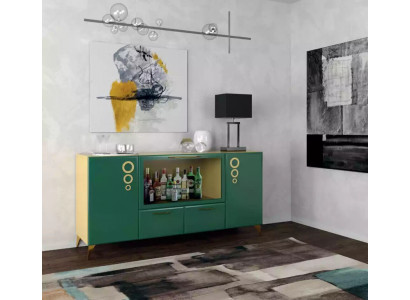 Sideboard Luxus nei Gréng Konsol Sideboards Modern Wunnzëmmer Kommoden Holz