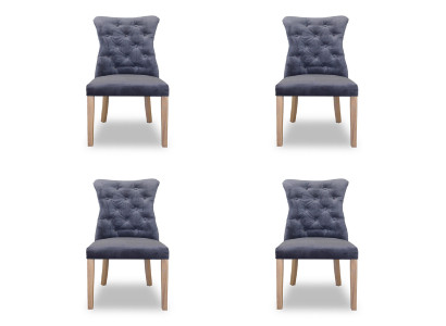 4x Still Stull Polster Design Chesterfield Garnitur Fauteuil Komplett Set