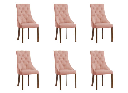 6x Chesterfield Fauteuil Lounge Club Polstersëtz Still Sëtz Garnitur Lehn