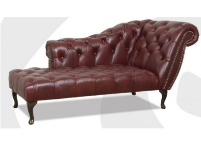 Chesterfield Lieg Canapé Chaiselongues Canapé Sofa Liederstéisel Stoffsëtz mat Kristallen NEI