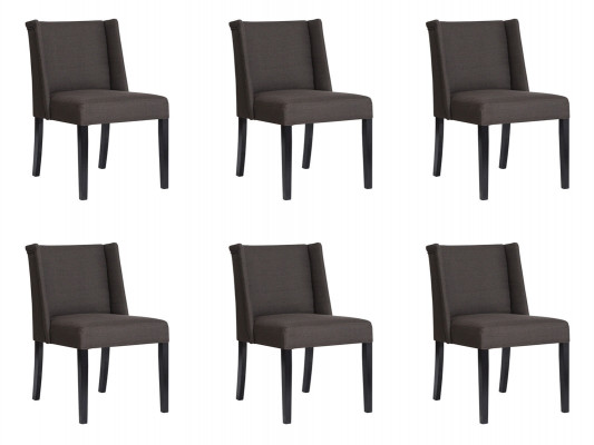 6x Stull Stull Polster Design Lounge Club Sëtz Lehn Garnitur Fauteuil Nei