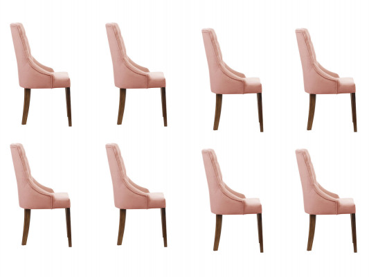 8x Chesterfield Sëtzgeleeënheet Lounge Club Polster Still Stécker Sitz Garnitur Lehn Nei