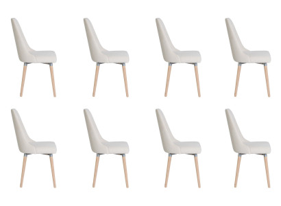 8x Design Polstersëtz Still Stull Set Garnitur Sëtz Lounge Club Set