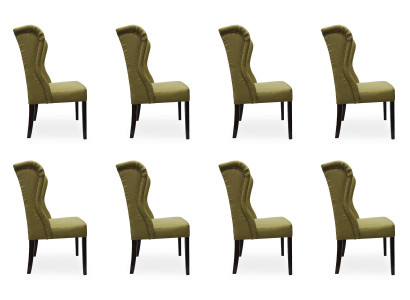8x Design Gepolstert Still Sëtz Still Stillgestell Set Fauteuil Lounge Club Set