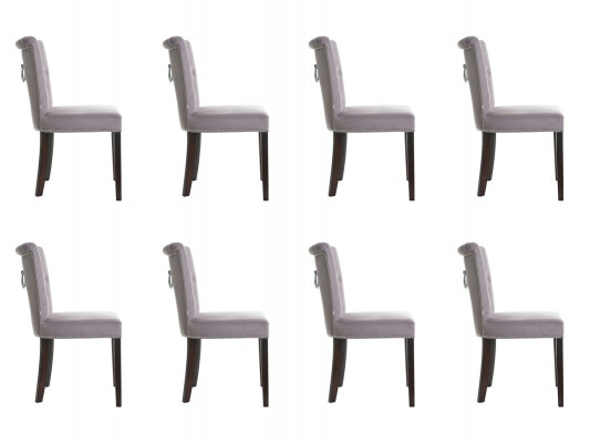 8x Polster Sëtz Stullen Stull Set Garnitur Fauteuil Lounge Club Set