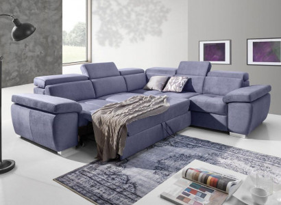 XXL gepolstert Wunnlandschaft Canapé Eck Sëtz Polster Schlof Garnitur Couche Sofas