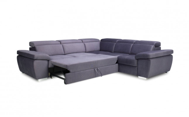 XXL gepolstert Wunnlandschaft Canapé Eck Sëtz Polster Schlof Garnitur Couche Sofas