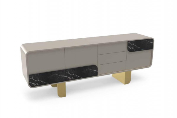 Designer-Säitbriet Spigeldesign Miwwel Konsol Holzkabinetten
