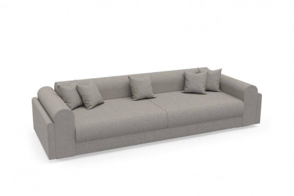 Designer Sofa 3-Sëtz gro Stoffsofa Sofas Textilien Canapé Dräisëtzer 240cm