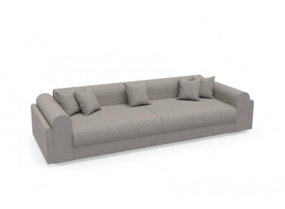 Designer Sofa 3-Sëtz gro Stoffsofa Sofas Textilien Canapé Dräisëtzer 240cm