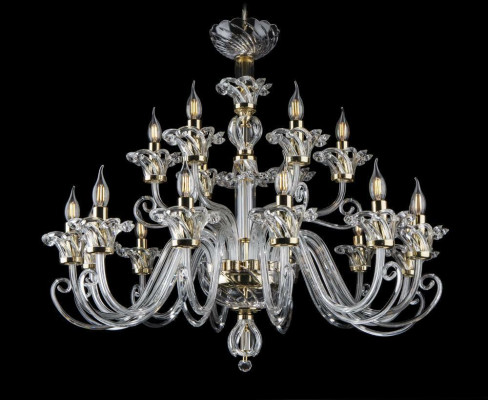 Böhmen Modern Lampe Plafonnière Kronleuchter Kristall Gold Luucht Kronleuchter