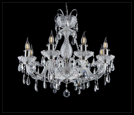 Kristallkrouneluchter Plafongslampe Hänkenluucht Luucht Bohemia Glühbir Glühbir