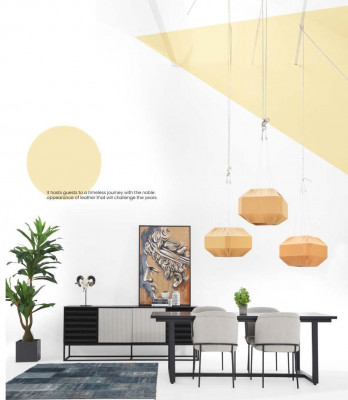 Iesseck Iessgrupp Iesszëmmer Iessdësch Still 6-Deeler Holz Schwaarz Set Nei