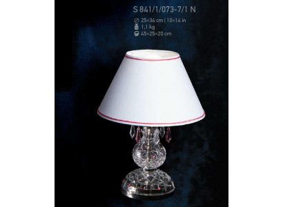 Dëschlampe am antike Stil Krounlamp Kristallampen Luuchten Beliichtung