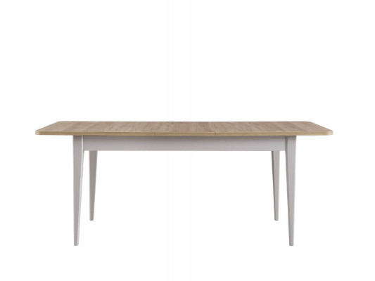 Iessdësch Auszuchs Dësch Iesszëmmerdësch Holz Griis Iesszëmmerdësch