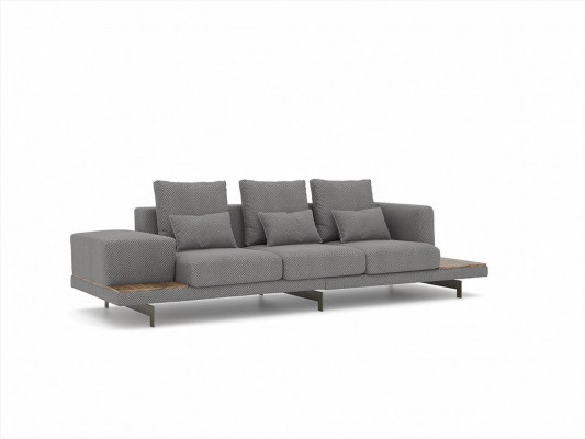 Wunnzëmmer Sofa Dräisëtzer Couche Modern Luxus Design Polstermébel Nei