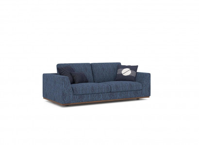 Wunnzëmmer Blo Zweesëtzeger Sofa Canapé Modernen Design Stoffsopha Textil