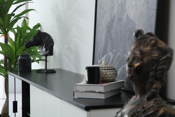 Iesszëmmer Grupp Iessdësch Still Bäisiesch Dësch Holzset 6 Deeler Wäiss