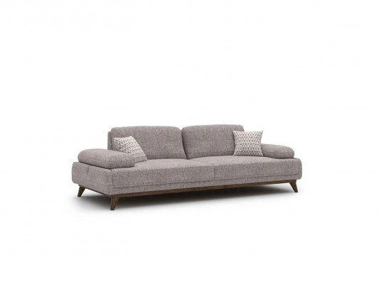 Design Stoffpolsterméiwen Dräisëtzer Sofa Couch Stoff Wunnzëmmer Modern Ariichtung