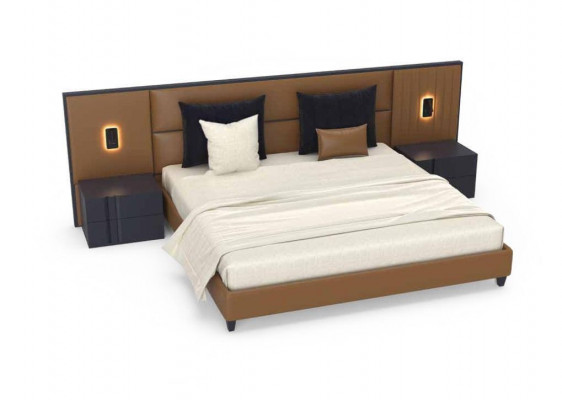 Luxus Schlofkummer Nuetstand Better Bett 3-Stéck Design Ariichtung Komplett Set