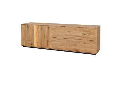 Modern Fernsehschaf fir d'Wunnzëmmer Luxus LED-Säitendës Lowboard RTV