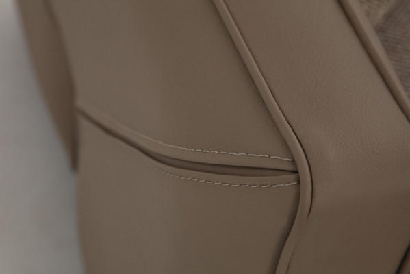 Sofagarnitur 431 Sëtzer Fotell Sofa Modern Stoff Beige Set 3tlg Sofas