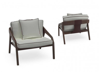 Luxus Sëtz Relax Konschtläder Lounge Polster Fauteuil Design Sëtz Neit