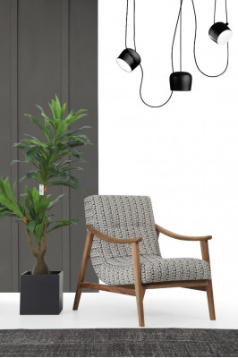 Wunnzëmmer Eckskaff L-Form Sofagarnitur Stoff Grau Modern Design