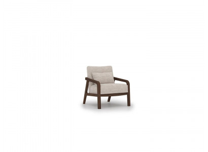 Wunnzëmmer Fautteuil Holz Polster Textil Ariichtungs Géigend Polstermébel Design