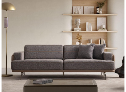 Groen dräisëtzer Luxus Wunnzëmmer Couchen Designer 3-Sëtzer Sofa