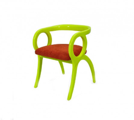 Grénge Designer Polstersëtz Einsitzer Iesszëmmer Luxuriéise Einsitzer