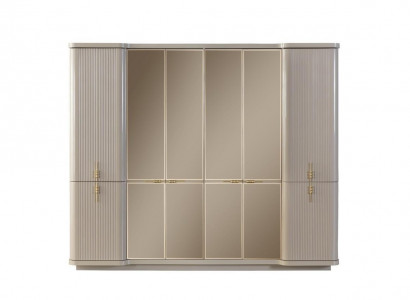 Beige Kleederschaf Garderobeschaf Schlofzëmmer Holzzchaf Miwwelen