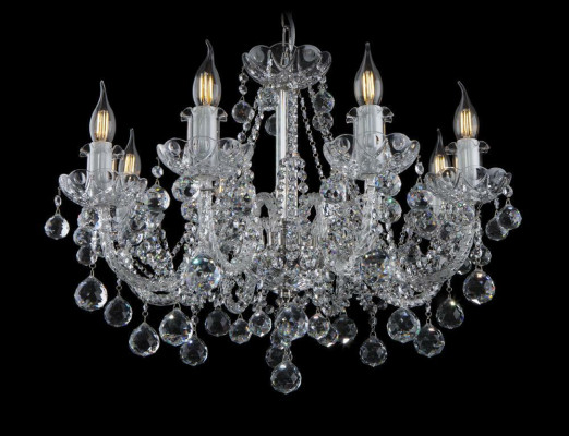 Barockstil Dëschlampe Lüster Nuetsdësch Luuchten Bohemia Glühbir.