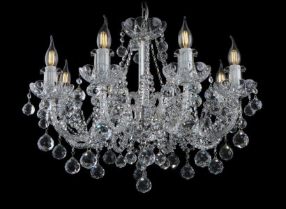 Barockstil Dëschlampe Lüster Nuetsdësch Luuchten Bohemia Glühbir.