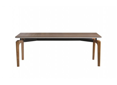 Luxus brongen Iessdësch Modern Iesszëmmer Miwwelen Stilvoll hëlze Dëscher