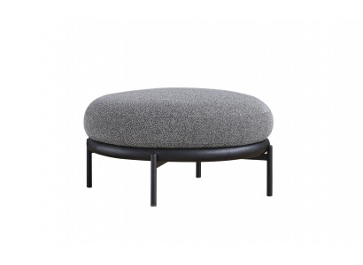 Groussen Wunnzëmmerpouf Ronnpouf Luxus Foussbank Gepolstert Nei