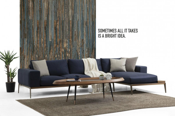 Eckcouch L-Form Sofa Wunnzëmmer Griis Modern Stoff Sofa Sëtzer Design