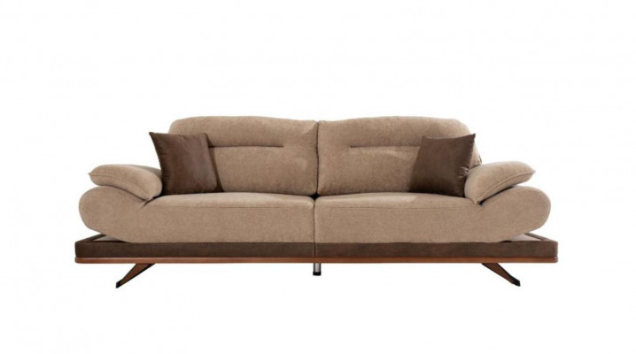 Designer-Wunnzëmmer-Set aus 2x 3-Sëtzer-Sofas an 2x Sessel nei 4tlg.