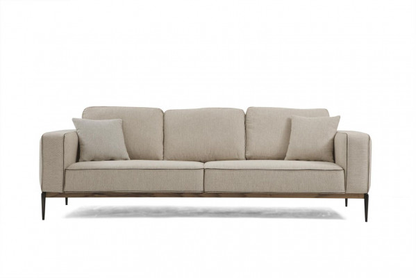 Couch Véiersëtzer 4 Sëtzer Stoff Couches Modernen Design Wunnzëmmer Béisch