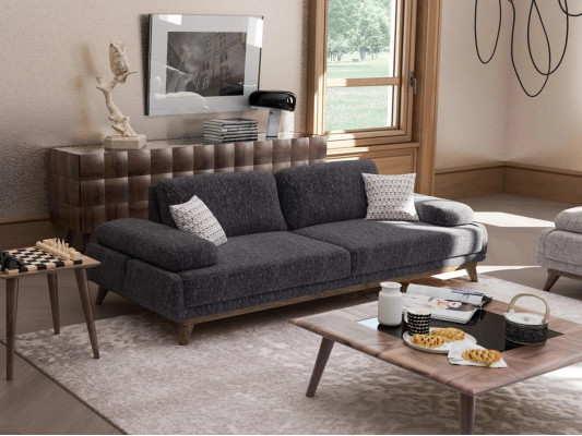 Sofa Zwësitzer Polstermöbel Sëtzer Couch Polster Stoff Wunnzëmmer Couchen Gro