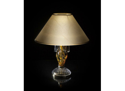 Kristalllampe Büroslampe Dësch Elite Böhmem Fouss Nuetsdësch Nei