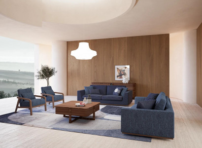 Wunnzëmmer Modern Stoffsofa Zweisëtzer Sofa Couch Luxus Design Ariichtung