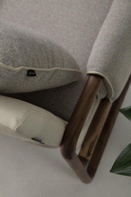 Sofa 4-Sëtzer Viersëtzer Modern Stoff Gro Sofas Design Wunnzëmmer Nei