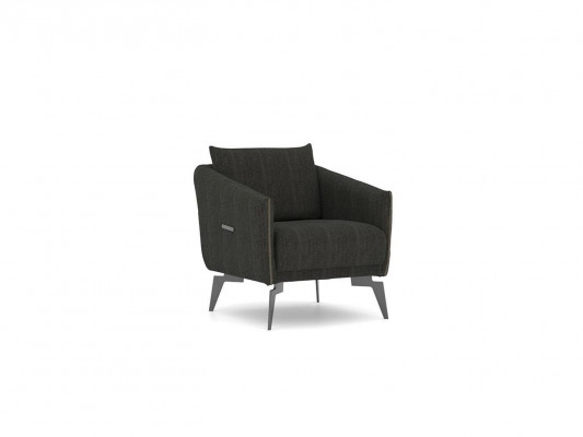 Luxus Fauteuil Modern Design Wunnzëmmer Polstermöbel Textil Polster Stoff