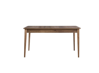 Iesszëmmerdësch Iessdësch Dësch Holz Braun Auszichbar 160 cm Iesszëmmer