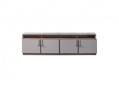 Sideboard TV-Stänner RTV Lowboard Gro Wohnzëmmer Holz Dësch Schaf