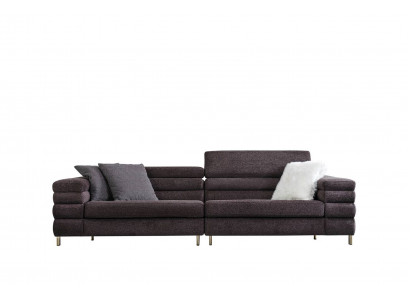 Wunnzëmmer Polstersofa Designer 4-Sëtzer Couch Brongen Viersëtzer Nei