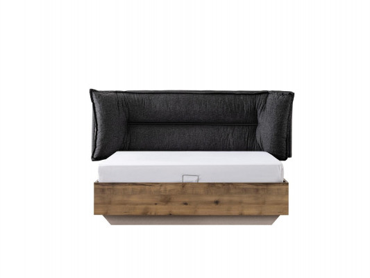 Luxus Schlofkummer Garnitur Duebelbett Bett Holz Set 7 Stéck Braun Modern