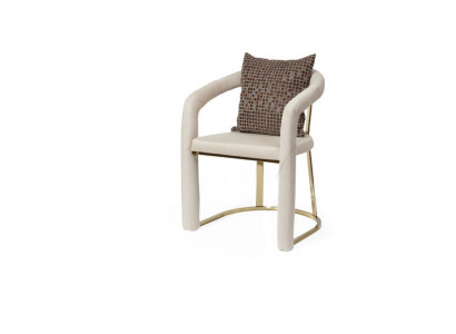 Beige Designer Stull Luxus Holzrahmen Designer Iesszëmmer Holz Still